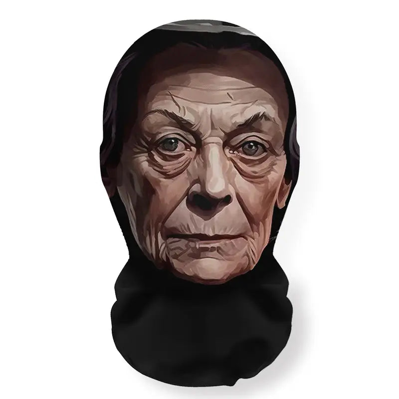 Giggle-Head 3D Cartoon Mask: The Ultimate Silly Hood for Teens, Perfect for Halloween Shenanigans and Cosplay Capers!
