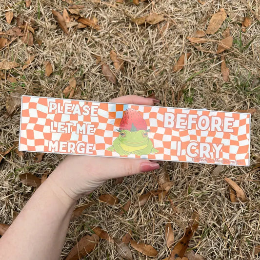 Merge Happens: Holographic Bumper Sticker for the Hopelessly Optimistic!