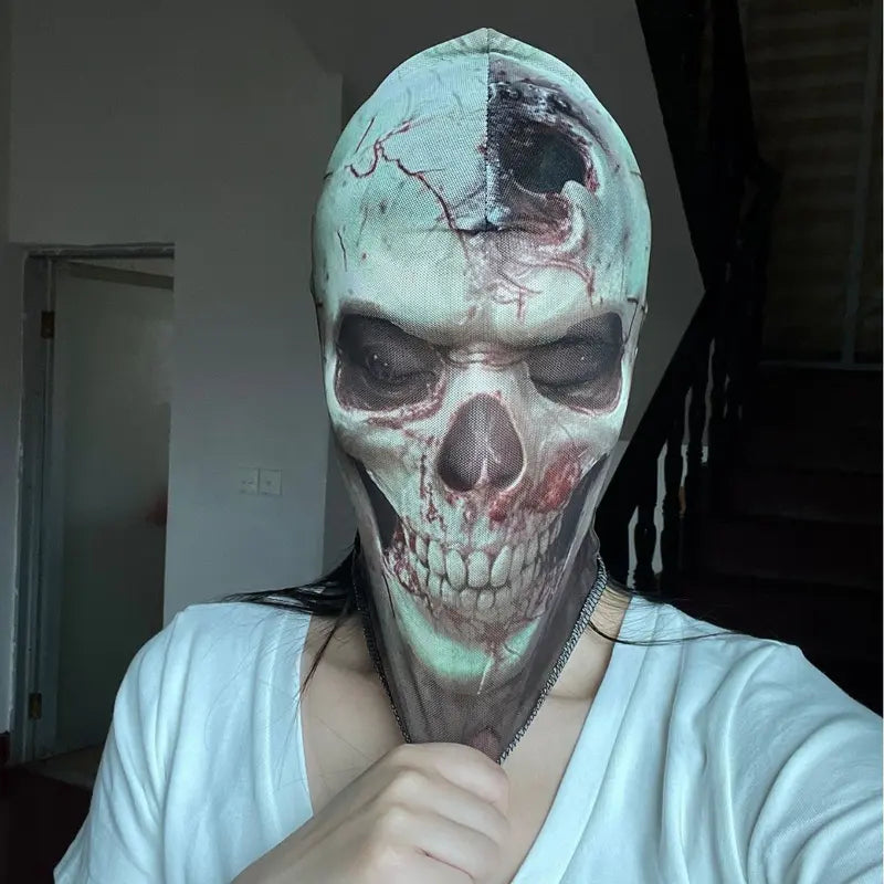 Giggle-Head 3D Cartoon Mask: The Ultimate Silly Hood for Teens, Perfect for Halloween Shenanigans and Cosplay Capers!
